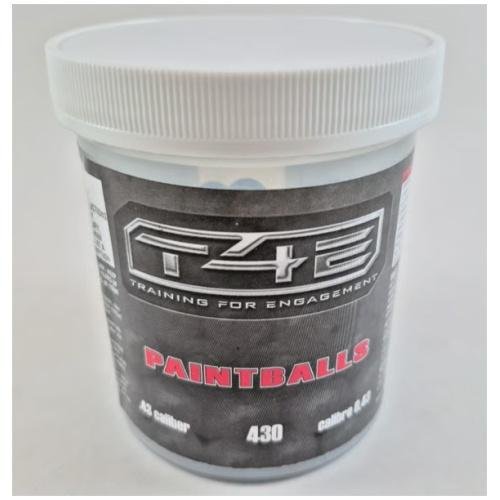 Bolitas de Pintura T4E Cal. .43 Azul 430 pzas.