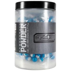 Bolitas de Talco T4E Cal. .43 Azul/Blanco 500 pzas.
