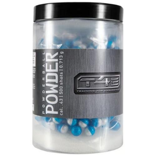 Bolitas de Talco T4E Cal. .43 Azul/Blanco 500 pzas.