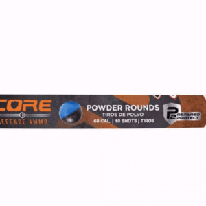Bolitas de Talco P2P CORE DEFENSE Azul/Negra Cal. .68 10 pzas.