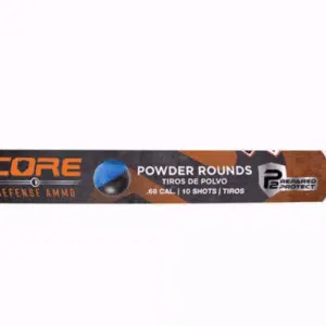 BOLITAS DE TALCO P2P CORE DEFENSE AZUL/NEGRA CAL. .68  10 PZAS. | GISPACK México