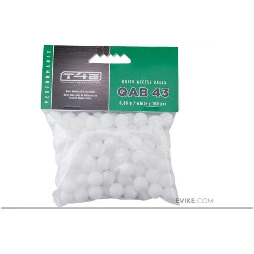 Bolitas QUICK ACCES T4E Cal. .43 Blanca 100 pzas.