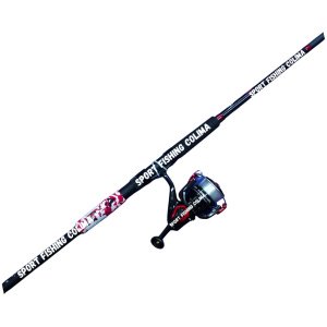 CAÑA OKUMA COMBO FINCHASER "X" 9'0 H 40-80GR FNX-6000 CAMO- ROJO 0.40MM MONO