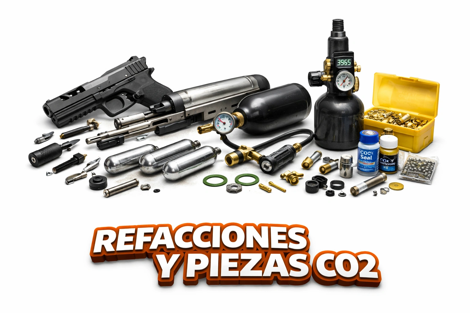 Refacciones y piezas CO2 para pistolas y rifles de aire comprimido en México – GISPACK
