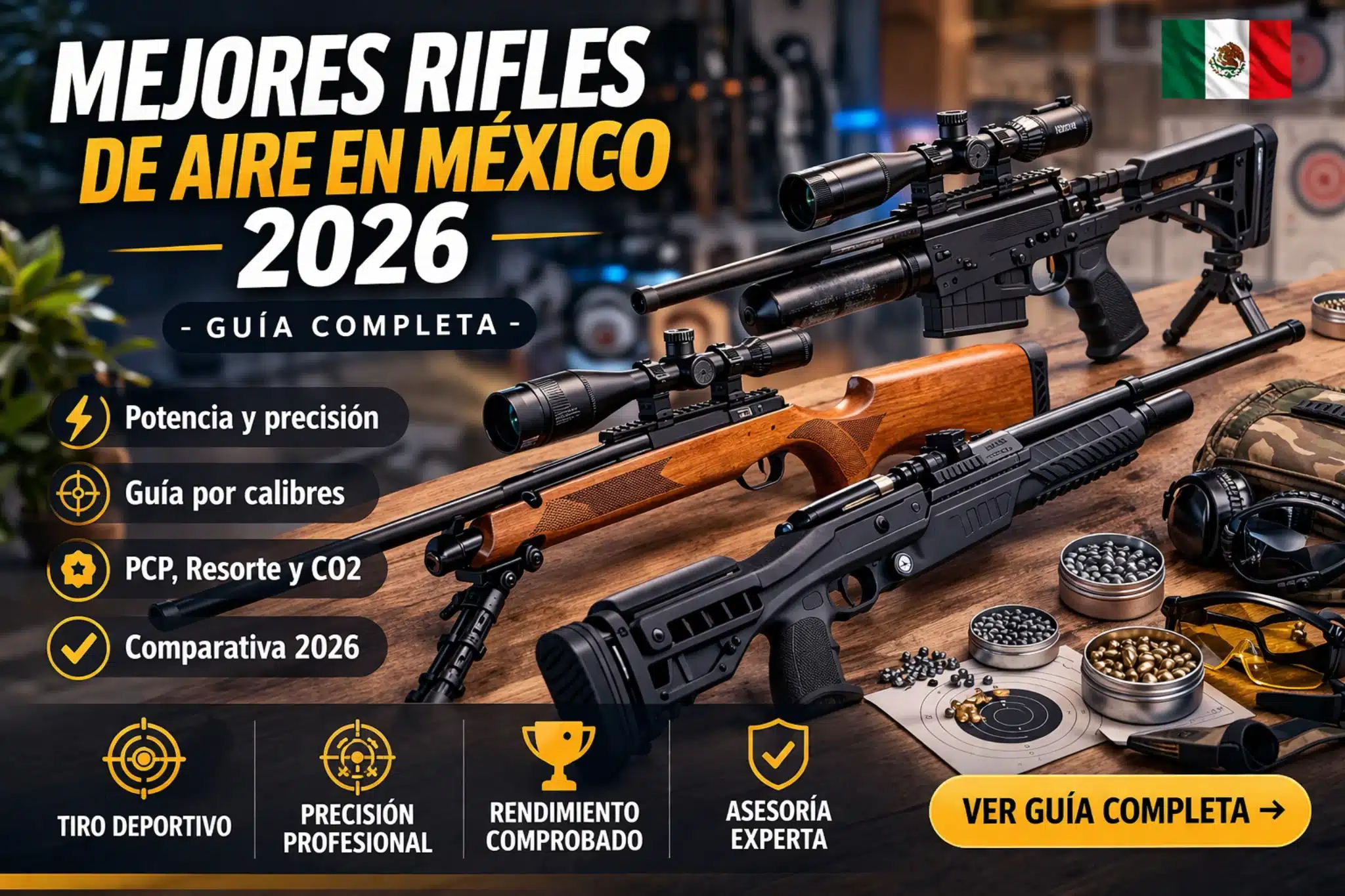 Mejores rifles de aire en México 2026 mejores rifles de aire en mexico 2026