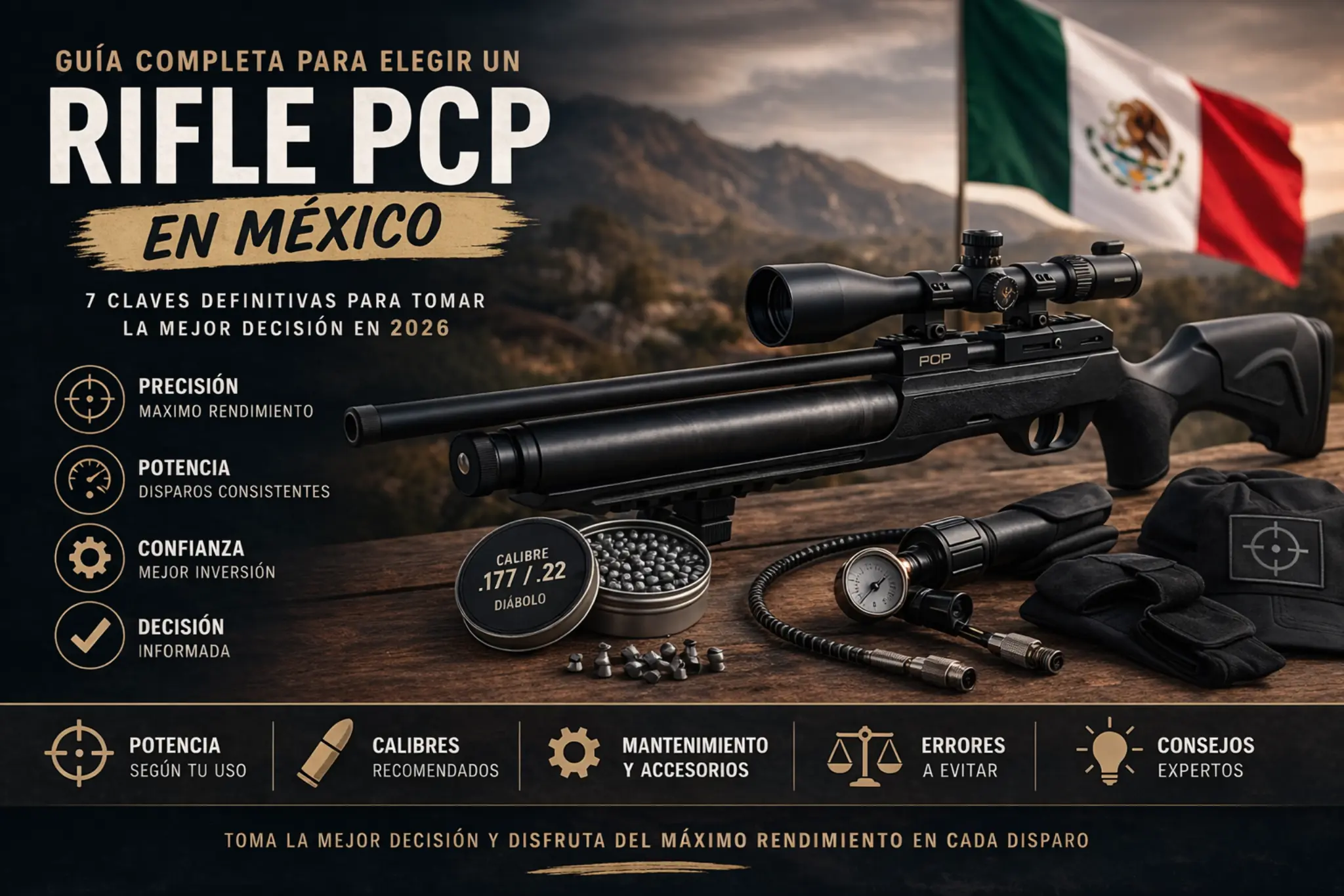 Rifle PCP en Mexico Guía sobre rifles PCP en México