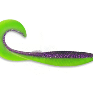 RAPALA VINYLO CRUSH CITY THE CURL 4" PURPLE CHARTREUSE