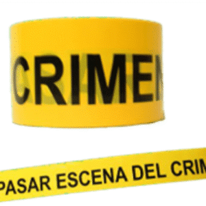 CINTA BARRICADA AMARILLA "LINEA DE POLICIA PROHIBIDO EL PASO"