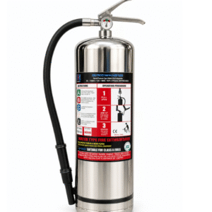 Extintor contra incendio fabricado en acero inoxidable 9L