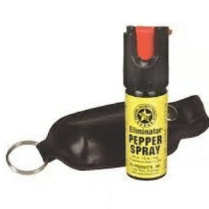 Gas Pimienta Al 15% 1/2 Oz, Llavero Suave Negro