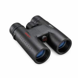 Binoculares Tasco 8x42 de prisma de techo color negro para observación de naturaleza y actividades al aire libre.