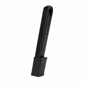 Cargador largo de repuesto calibre .68 para pistola Secure Less Lethal color negro.