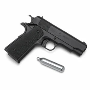 PISTOLA COLT COMMANDER NEGRA CO2 BB CAL. .177 325 FPS RETROCESO - imagen principal - GISPACK México
