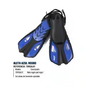 ALETA AZUL C/NEGRO - principal - GISPACK México