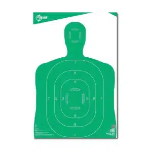SILUETA HUMANA VERDE ALLEN 12"X18" 10 BLANCOS - principal - GISPACK México