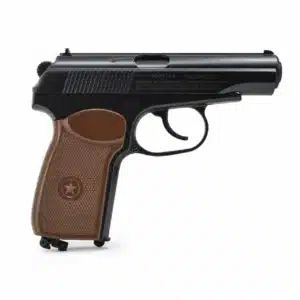PISTOLA MAKAROV NEGRA/CAFÉ CO2 BB CAL. .177 380 FPS - imagen principal - GISPACK México