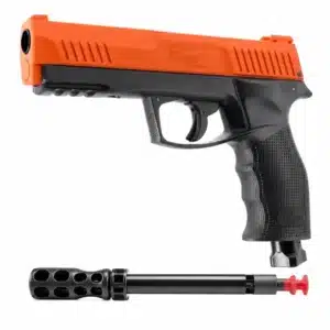 PISTOLA P2P HDP50 GEN2 NEGRA/NARANJA CAL. .50 375FPS PEPPER - imagen principal - GISPACK México