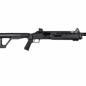 Rifle HDX negro con diseño moderno.