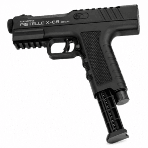 Pistola negra de aire comprimido PISTELLE X-68