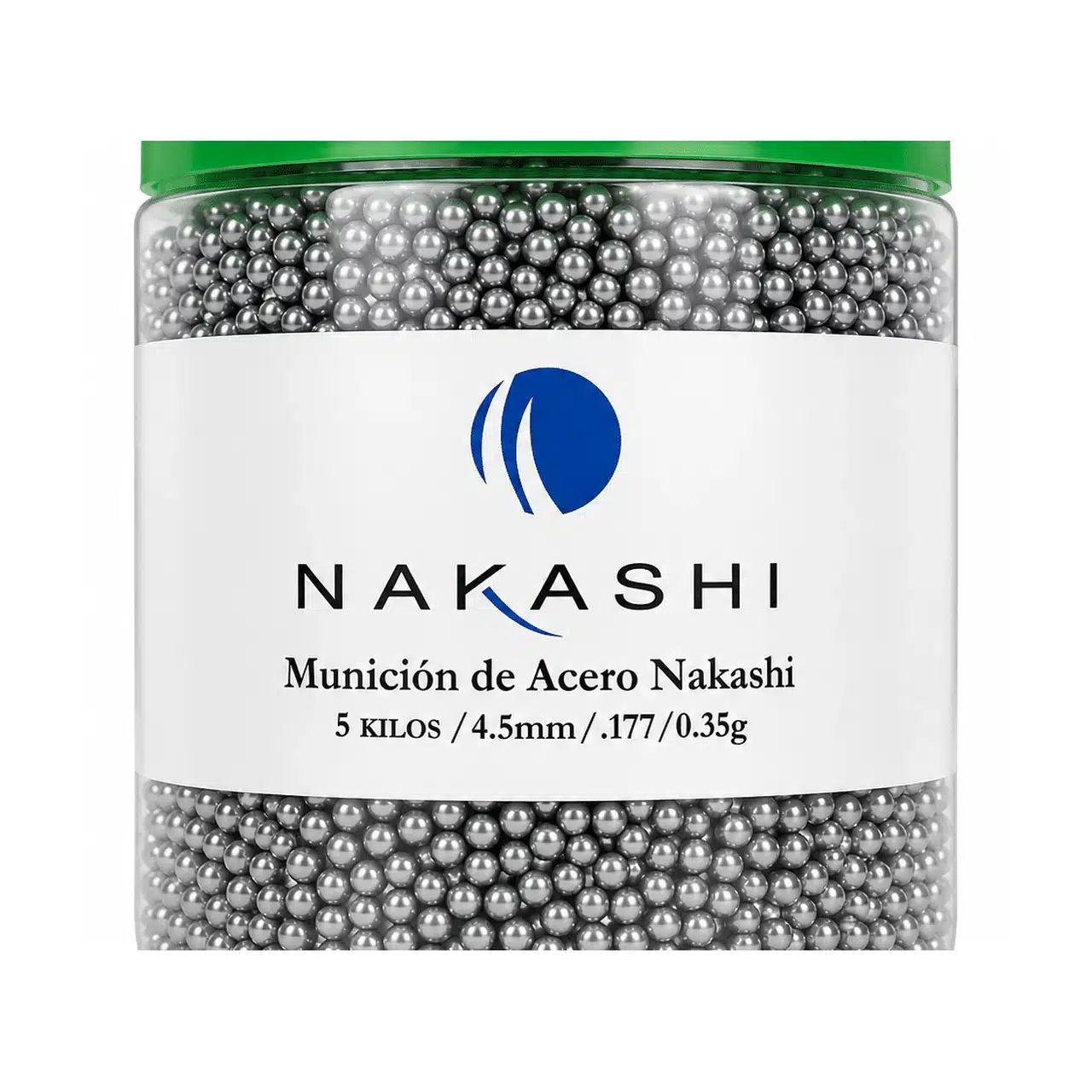 Munición Acero NAKASHI 4.5 (3,000 pzas.) BOTE Munición Acero NAKASHI 4.5 (3,000 pzas.) BOTE - detalle real 4 - GISPACK México